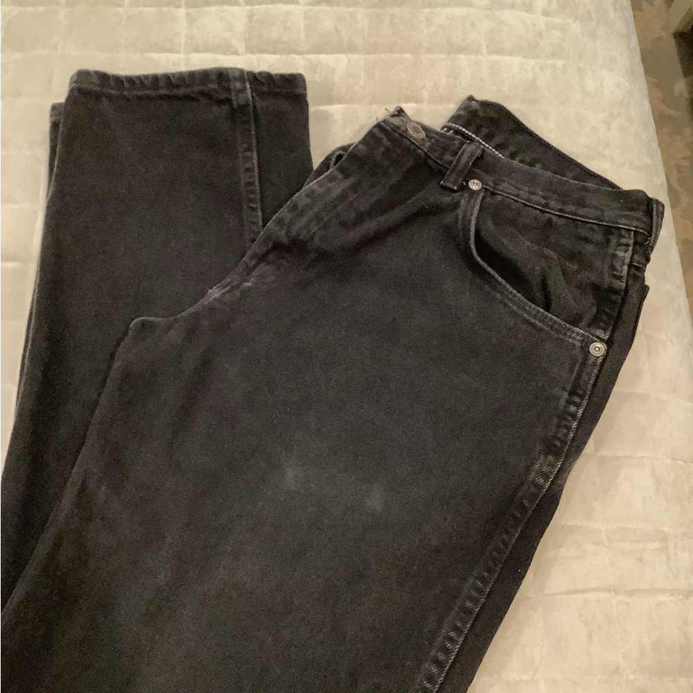 Men's Black Jeans – Classic Straight Fit